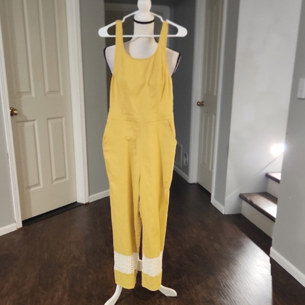 NWT Hem & Thread Golden Yellow Jumpsuit